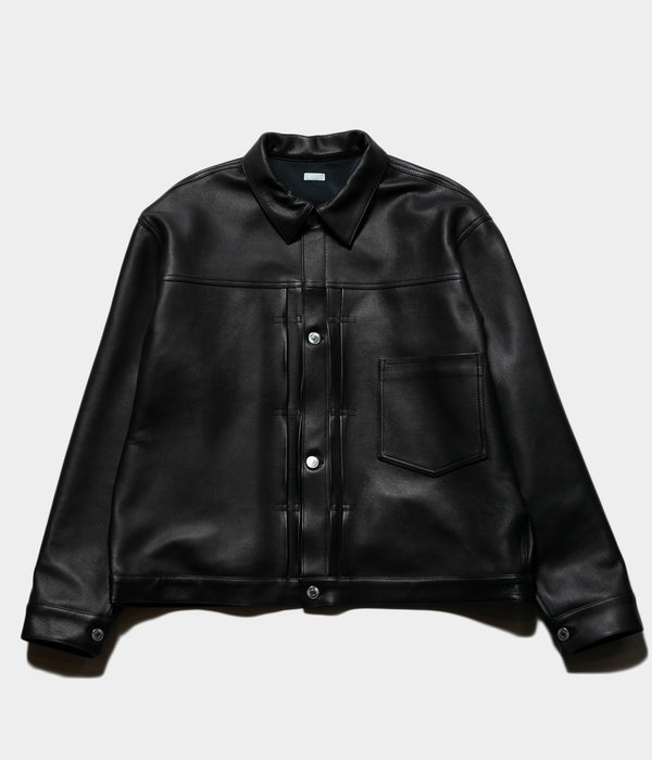 A.PRESSE "1st Type Leather Jacket"