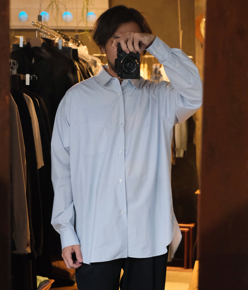 SSSTEIN "OVERSIZED REGULAR COLLAR SHIRT"