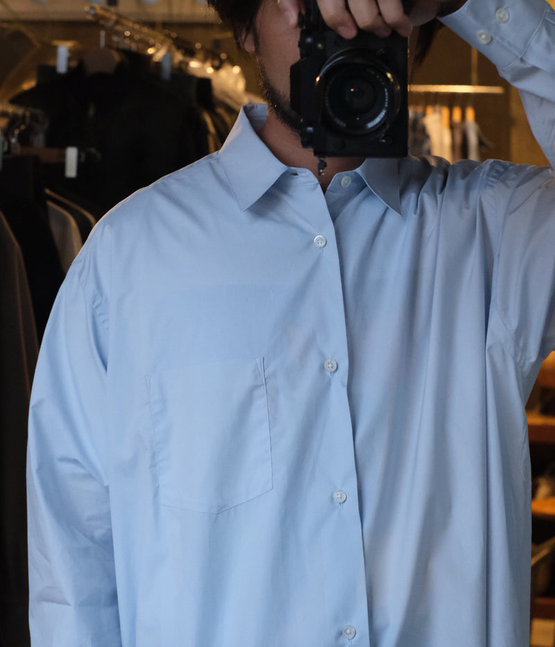 SSSTEIN "OVERSIZED REGULAR COLLAR SHIRT"