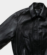 SSSTEIN "LEATHER ZIP SHORT JACKET"