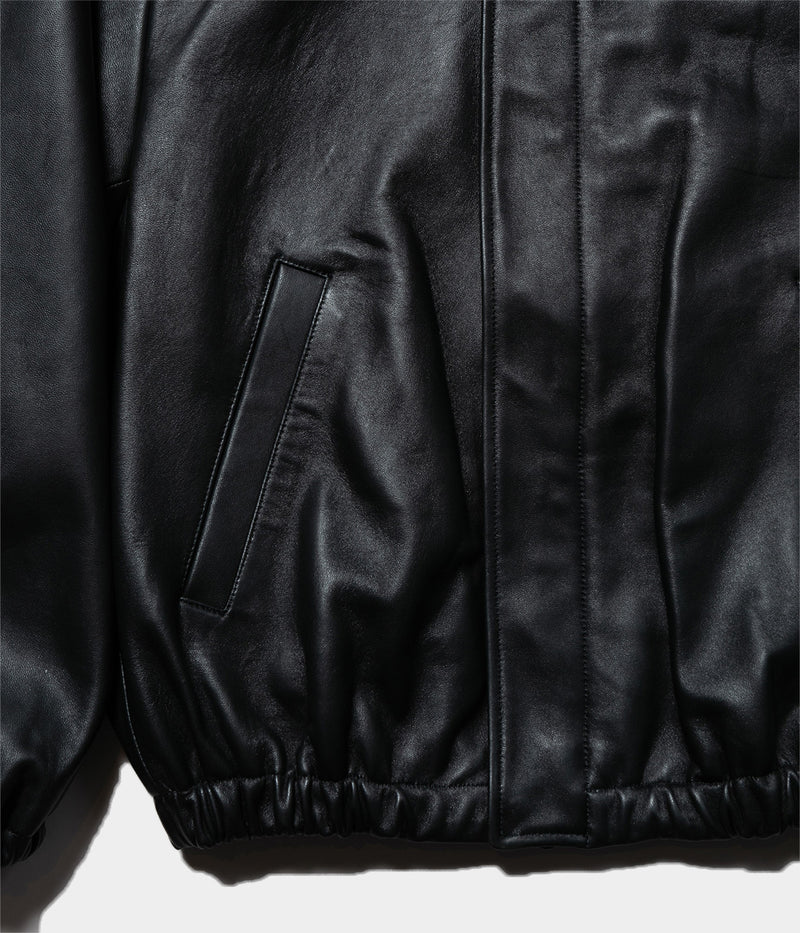 SSSTEIN "LEATHER ZIP SHORT JACKET"