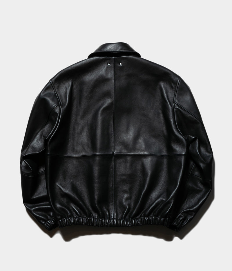 SSSTEIN "LEATHER ZIP SHORT JACKET"