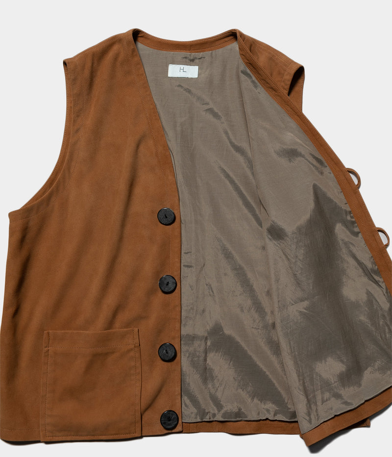 HERILL 25SS "Goat suede vest"