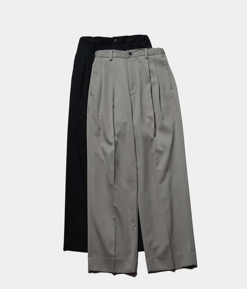 SSSTEIN "TWO TUCK EASY TROUSERS"