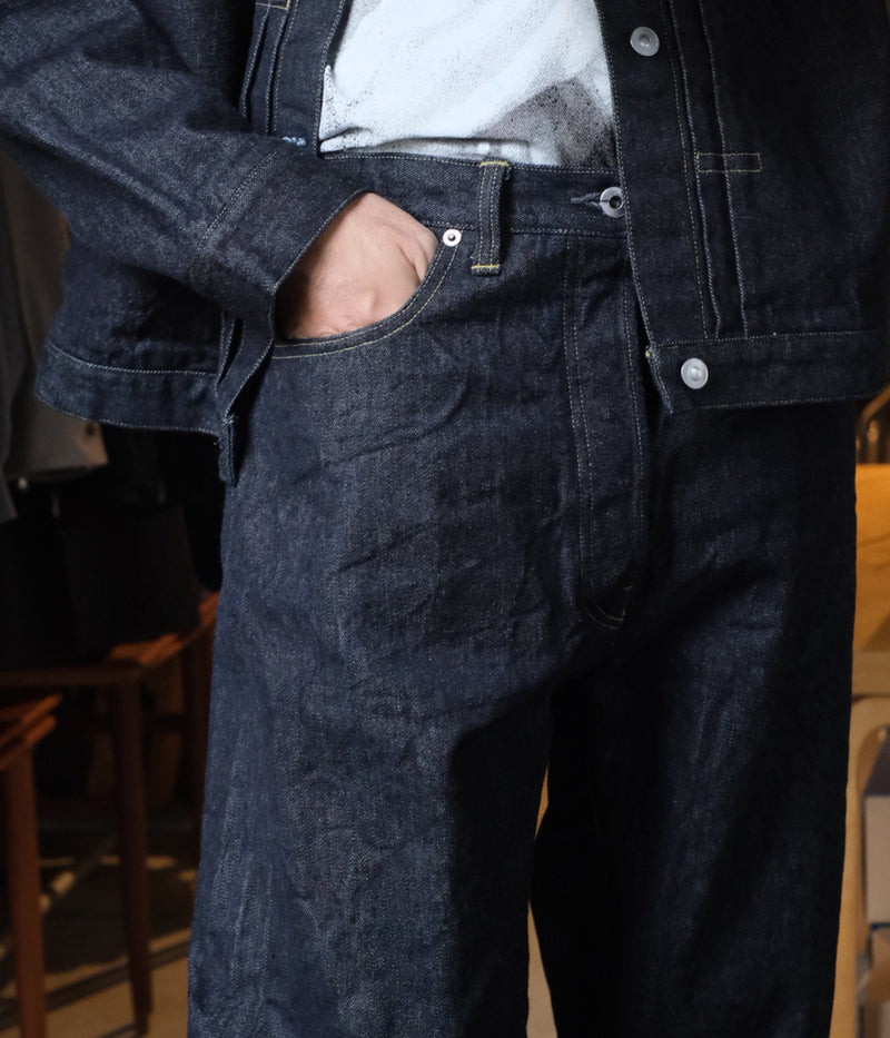 A.PRESSE 2025 Style1 "Washed Denim Wide Pants"