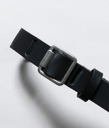 YOKE 25SS "LEATHER NARROW BELT"