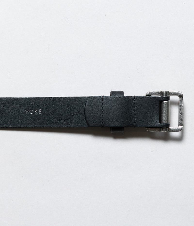 YOKE 25SS "LEATHER NARROW BELT"