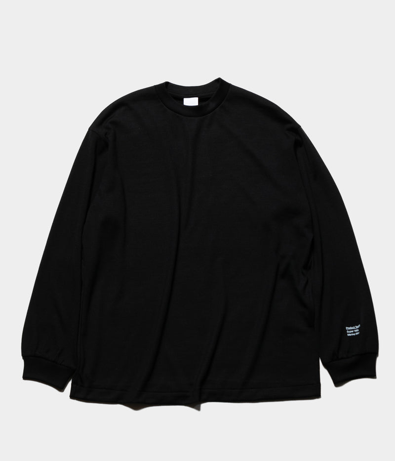 PRODUCT TWELVE "Super 140’s Melino Wool Long Sleeve T-shirt"