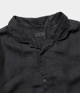 MITTAN "SH-117" hemp open-collar shirt