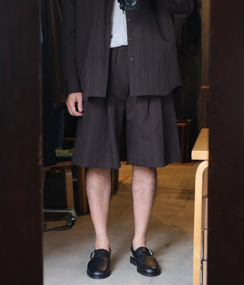 YOKO SAKAMOTO "DOUBLE PLEATED EASY SHORTS"