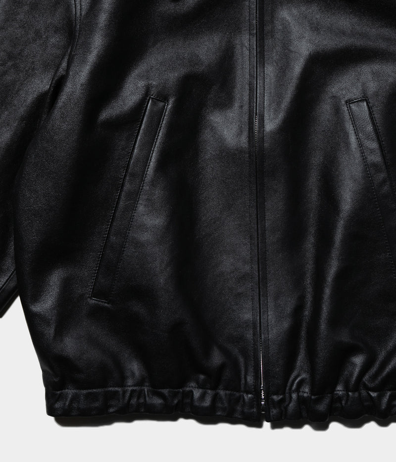 YOKE 25SS "LEATHER ZIP BLOUSON"