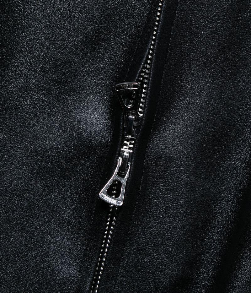 YOKE 25SS "LEATHER ZIP BLOUSON"