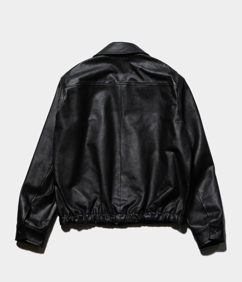 YOKE 25SS "LEATHER ZIP BLOUSON"