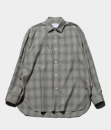 SSSTEIN 25SS "C/R CHECK OVERSIZED DOWN PAT SHIRT"