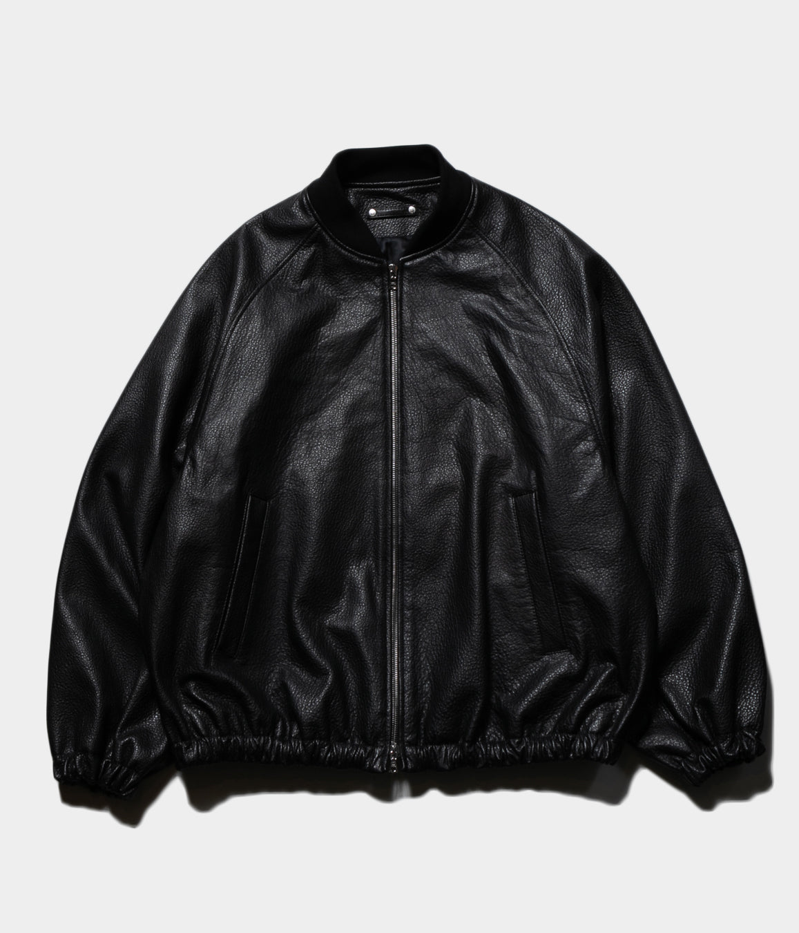 ssstein(シュタイン)/ SHRUNK LEATHER ZIP SHORT JACKET 