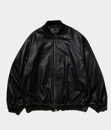 SSSTEIN 25SS "SHRUNK LEATHER ZIP SHORT JACKET"