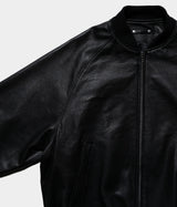 SSSTEIN 25SS "SHRUNK LEATHER ZIP SHORT JACKET"