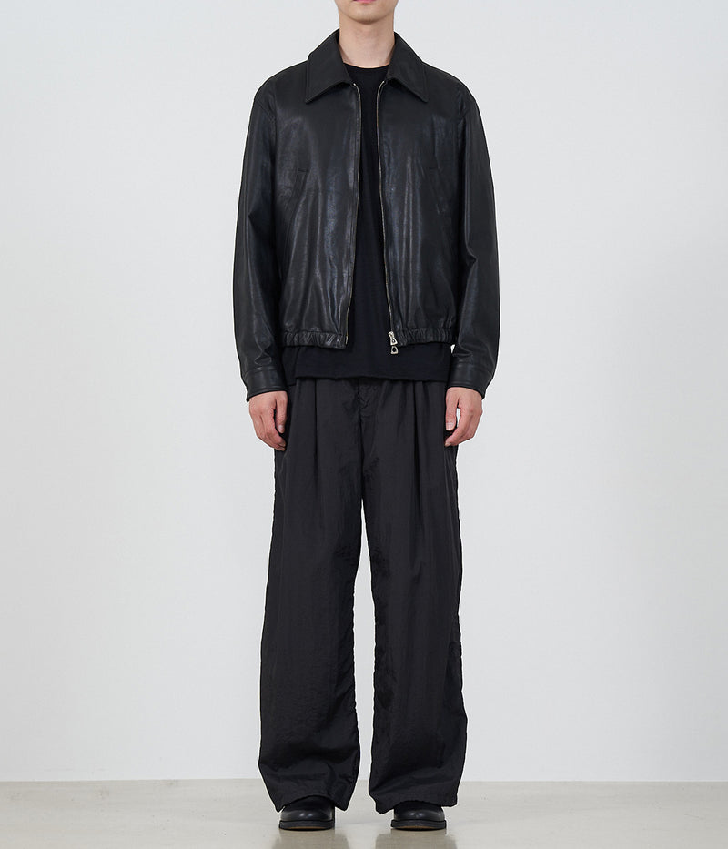 YOKE 25SS "LEATHER ZIP BLOUSON"