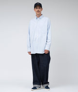 NANAMICA "Button Down Stripe Wind Shirt"