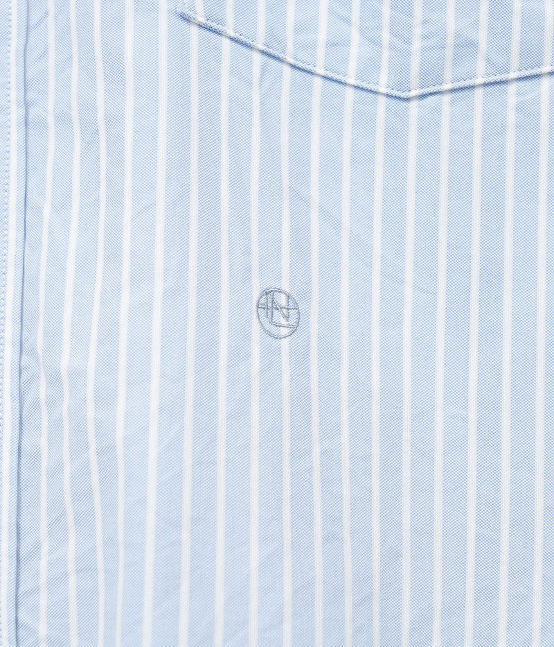 NANAMICA "Button Down Stripe Wind Shirt"