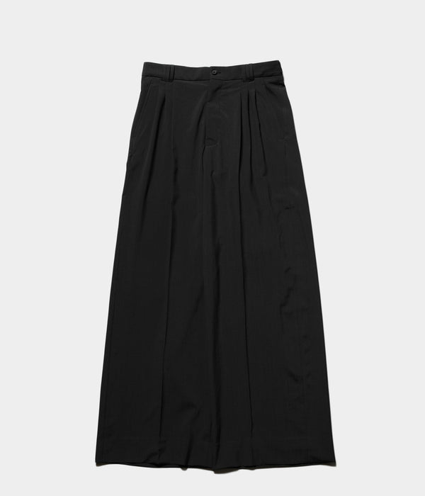 YOKE 25SS "WOOL TROPICAL 3PLEATED WIDE-LEG TROUSERS"