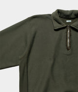 A.PRESSE 2025 Style1 "Vintage Half Zip Sweat Shirt"