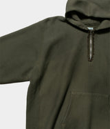 A.PRESSE 2025 Style1 "Vintage Half Zip Sweat Hoodie"