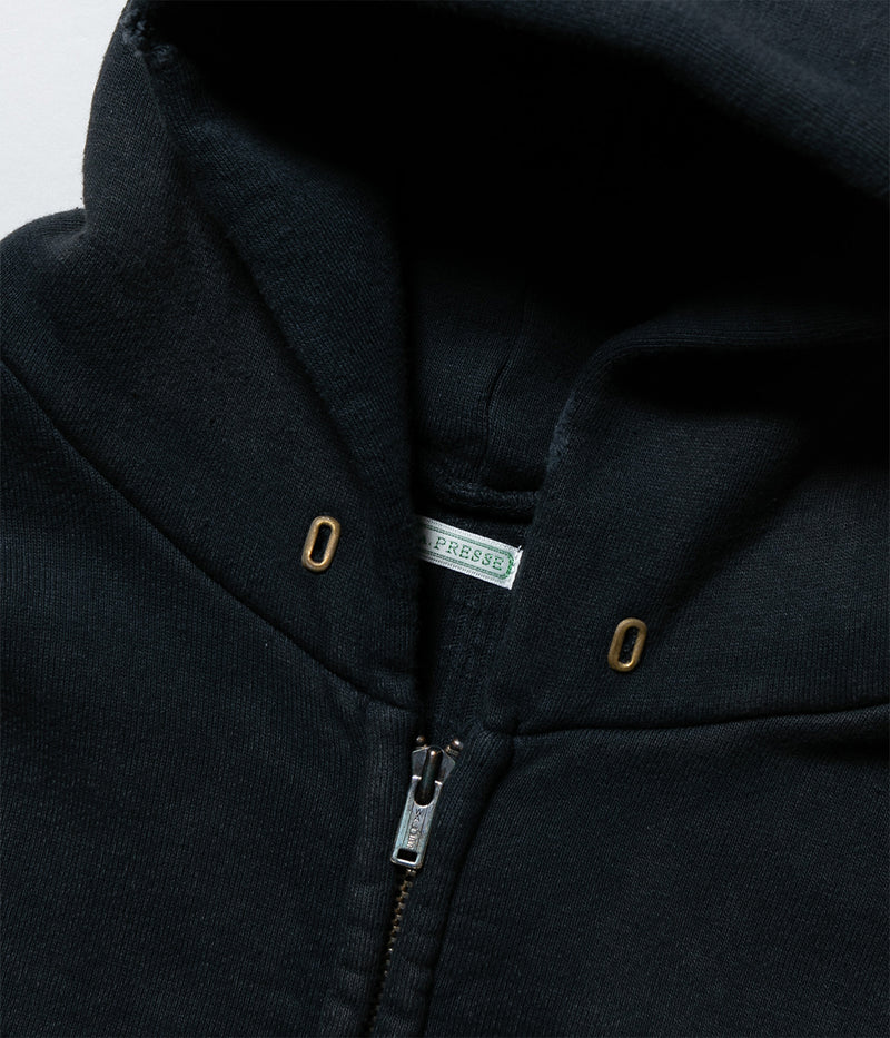 A.PRESSE 2025 Style1 "Vintage Zip Sweat Hoodie"