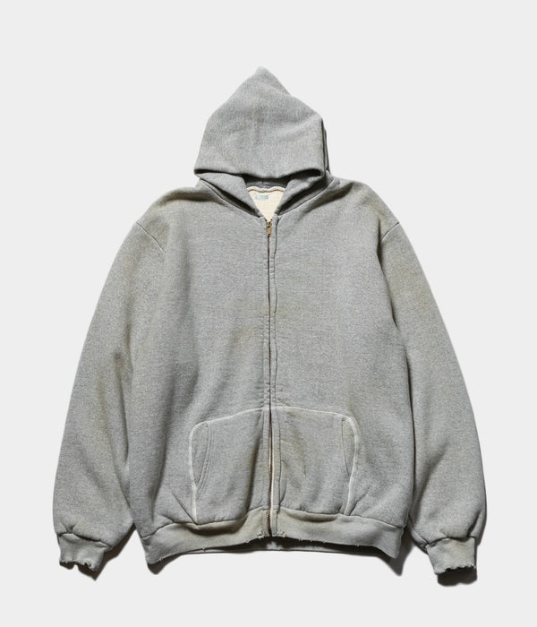 A.PRESSE 2025 Style1 "Vintage Zip Sweat Hoodie"