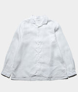 MITTAN "SH-117" hemp open-collar shirt