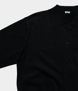 A.PRESSE 2025 Style1 "Cotton Knit Polo Collar Cardigan"