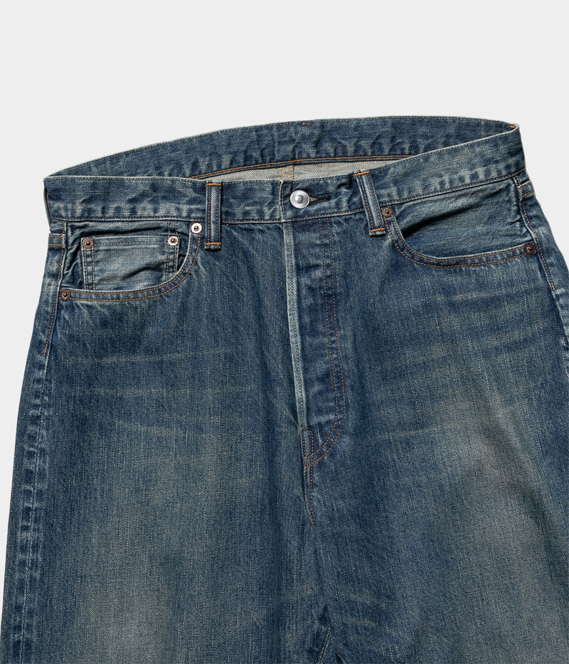 A.PRESSE 2025 Style1 "Washed Denim Wide Pants"