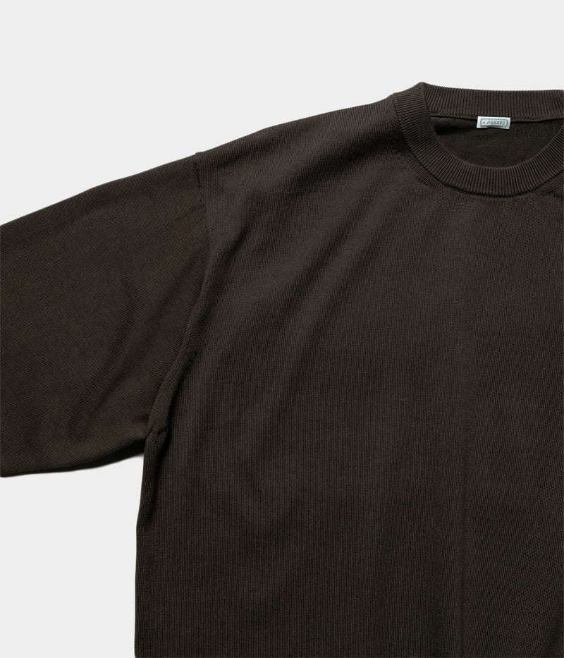 A.PRESSE 2025 Style1 "Cotton knit L/S T-Shirt"