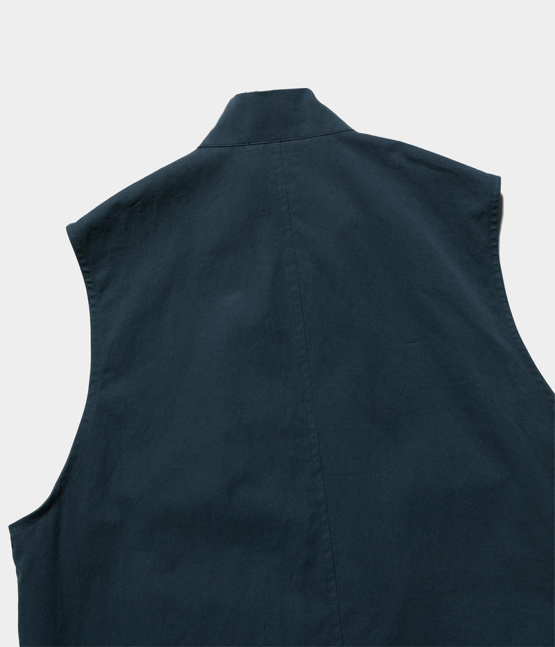 STILL BY HAND "VE02251" Stand collar vest