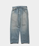 A.PRESSE 2025 Style1 "No.37 Washed Wide Denim Pants"