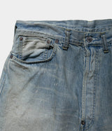 A.PRESSE 2025 Style1 "No.37 Washed Wide Denim Pants"