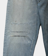 A.PRESSE 2025 Style1 "No.37 Washed Wide Denim Pants"