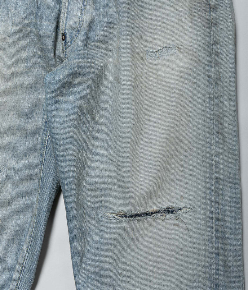 A.PRESSE 2025 Style1 "No.37 Washed Wide Denim Pants"