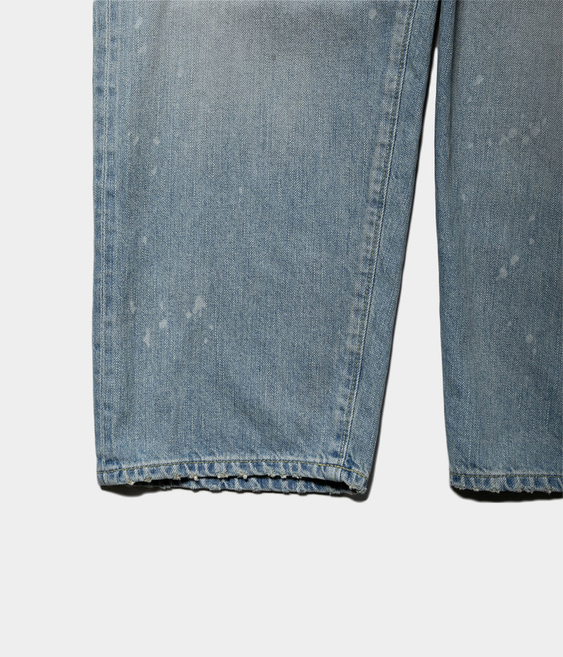 A.PRESSE 2025 Style1 "No.37 Washed Wide Denim Pants"