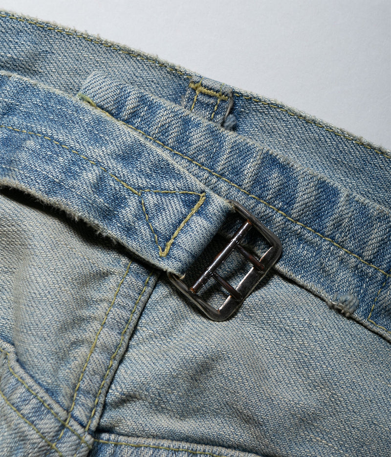 A.PRESSE 2025 Style1 "No.37 Washed Wide Denim Pants"