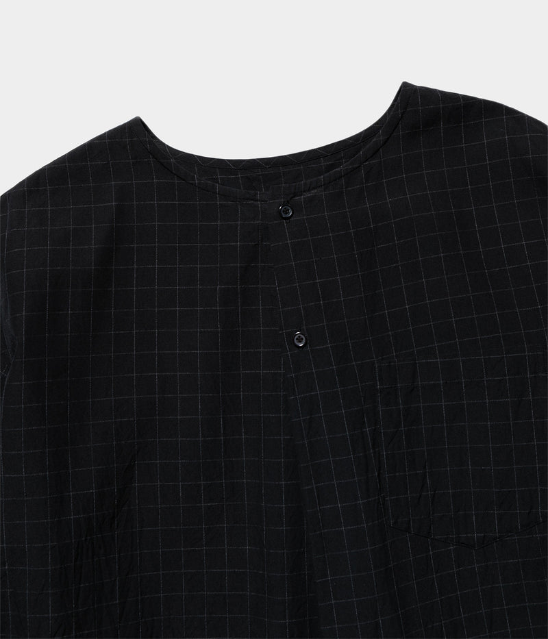 YOKO SAKAMOTO "HENLEY NECK PULLOVER"