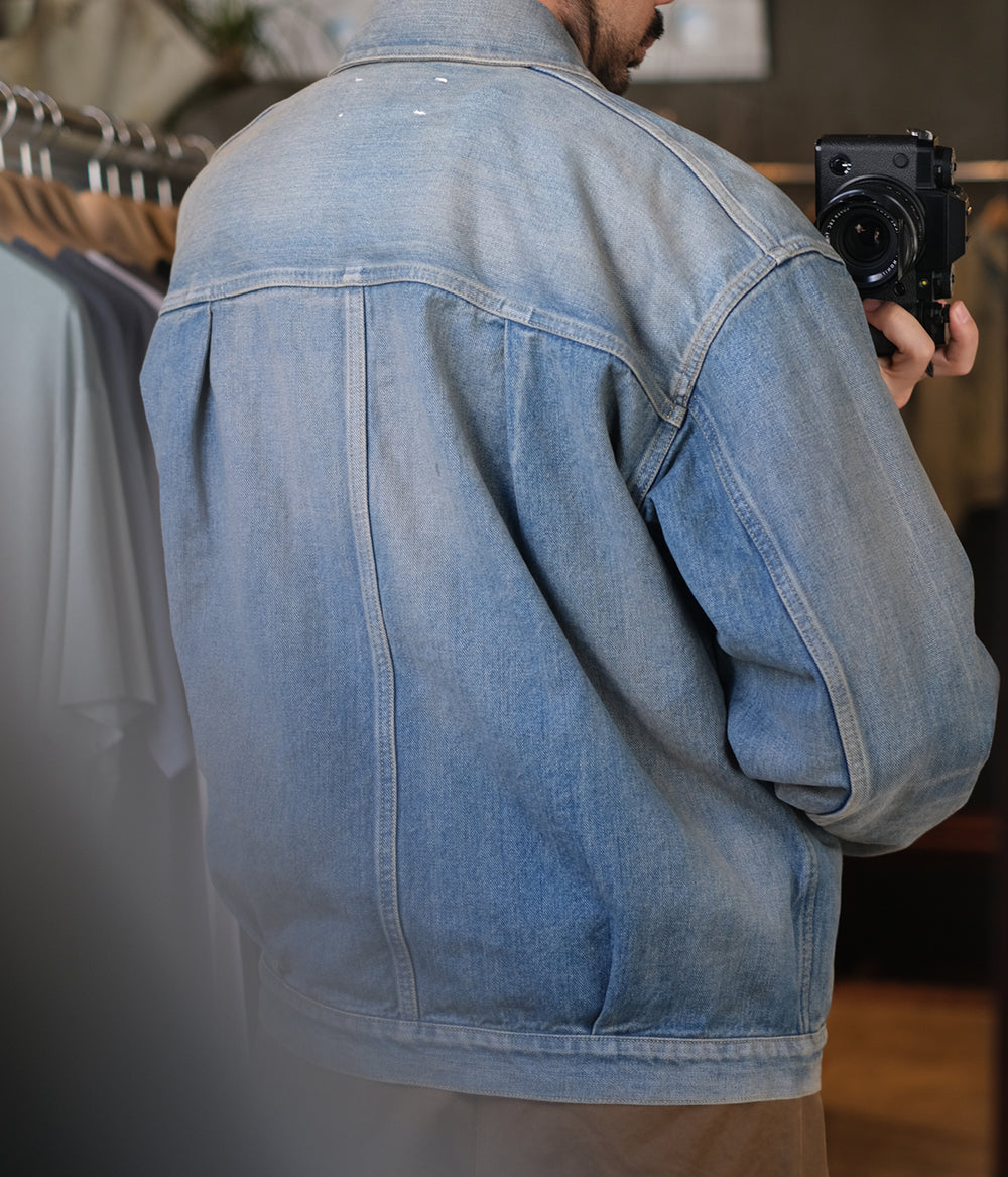 ジャケット・アウター kotohayokozawa denim like pleats jacket YOKO SAKAMOTO 