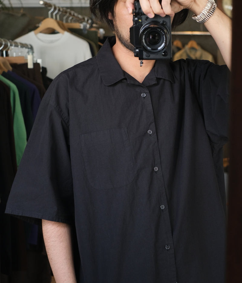 YOKO SAKAMOTO "OPEN COLLAR SHIRT"