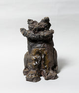 Komura Kihan "Kiln-transformed Shisa (pair)" (Okinawa, Arayaki)