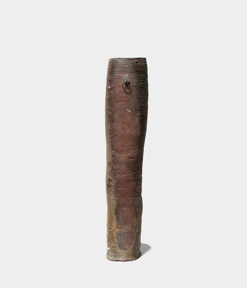 Komura Kihan "Cylindrical Hanging Flower Vase (Small)" (Okinawa, Arayaki)