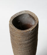 Komura Kihan "Cylindrical Hanging Flower Vase (Small)" (Okinawa, Arayaki)