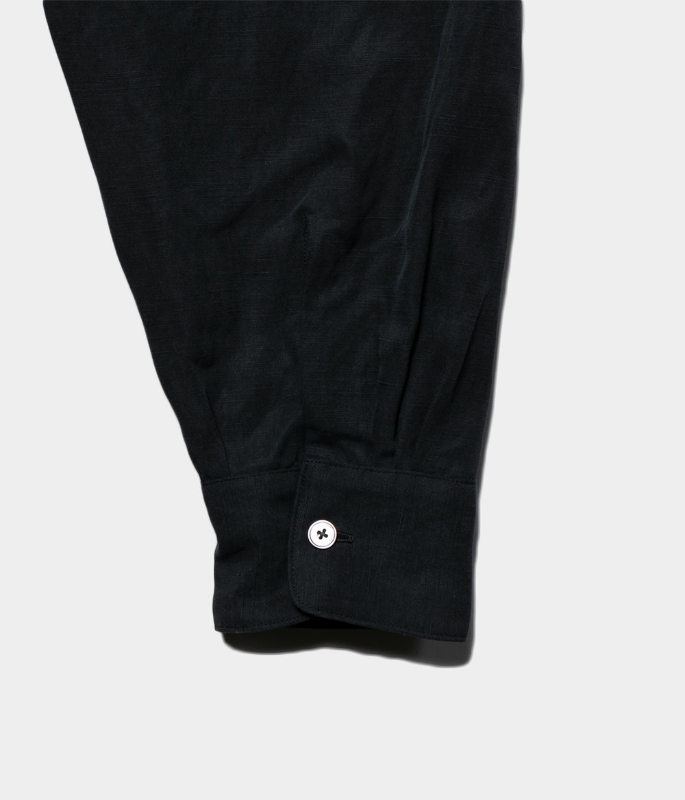 トップス 25ss A.PRESSE SilkCottonOpenCollarShirt A.PRESSE 25SS Silk Cotton Open Collar S/S Shirt – Vintage Concept