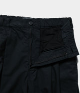 STILL BY HAND "PT02251" Garment-dye 2tuck pants