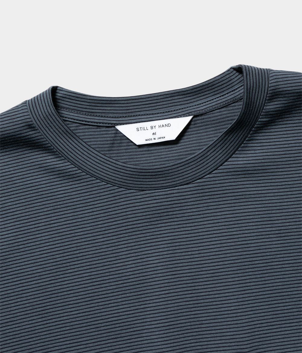 新品 STILL BY HAND Striped long sleeve 46 STILL BY HAND 