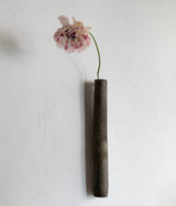 Komura Kihan "Cylindrical Hanging Flower Vase (Large)" (Okinawa, Arayaki)